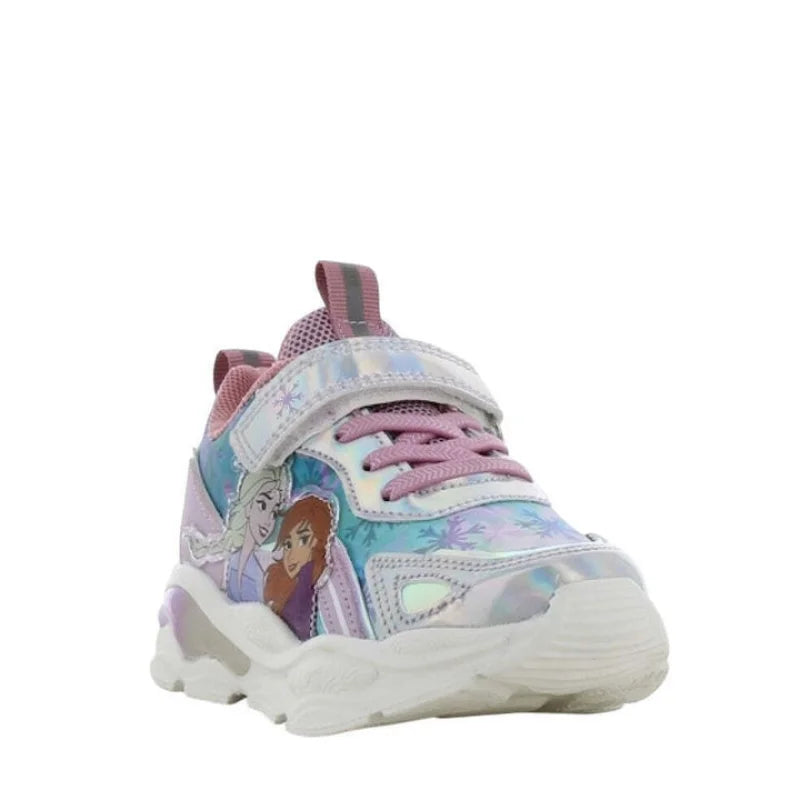 Leomil Disney Frozen FZ015235 Παιδικά Sneakers Ανατομικά με Σκρατς & Φωτάκια Ασημί Παπούτσι Κορίτσι Φωτάκια / Shoes with Lights Girl fixedratio_20260226091006_2f09a375