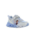 Disney Frozen FZ015625 Παιδικά Sneakers Ανατομικά με Σκρατς & Φωτάκια Ασημί