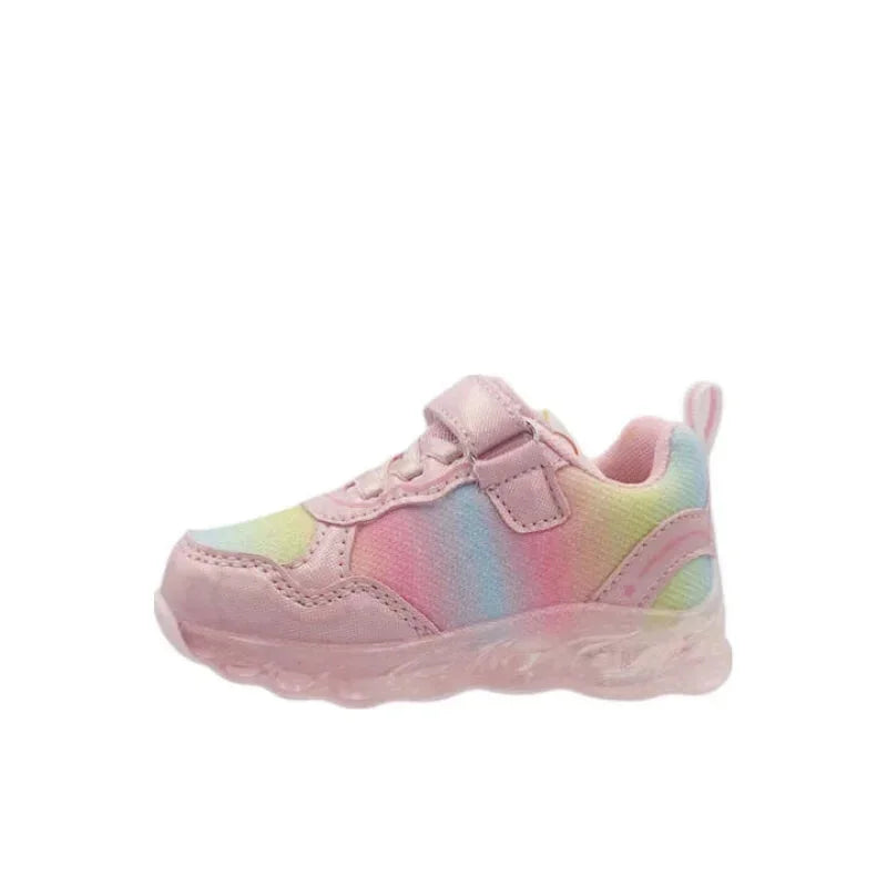 Leomil Unicorn AS046540 Παιδικά Sneakers Ανατομικά με Σκρατς & Φωτάκια Ροζ Παπούτσι Κορίτσι Φωτάκια / Shoes with Lights Girl fixedratio_20260305150219_7aab4826