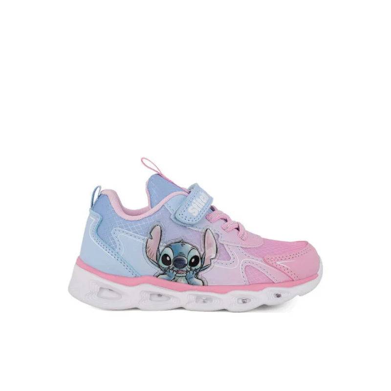 Leomil Lilo & Stitch LS002295 Παιδικά Sneakers με Φωτάκια Ροζ Παπούτσι Κορίτσι Φωτάκια / Shoes with Lights Girl fixedratio_20260306103409_modum_paidika_sneakers_me_fotakia_roz_ls002295