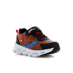 Spiderman SP015325 Παιδικά Sneakers με Σκρατς & Φωτάκια Κόκκινα