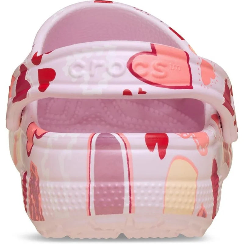 Crocs Crocs 209754-7CI Classic VDay Clog K Ροζ Παιδικά Σαμπό για Κορίτσια Θαλάσσης Κορίτσι / Beachwear Girl ftp-209755-7CI_07_e594b288-190d-43ef-af5a-d22e67f7af9b