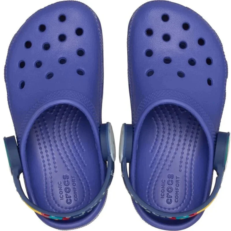 Crocs Crocs 211892-4WH Βρεφικά Σαμπό Classic I Am Rocket Ship Μπλε Θαλάσσης Αγόρι / Beachwear Boys ftp-211892-4WH_05