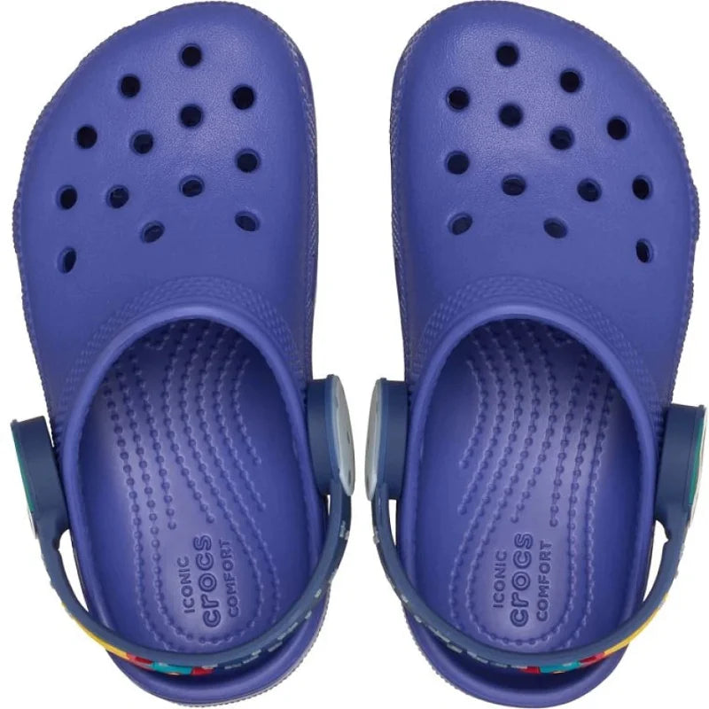Crocs Crocs 211892-4WH Βρεφικά Σαμπό Classic I Am Rocket Ship Μπλε Θαλάσσης Αγόρι / Beachwear Boys ftp-211892-4WH_05