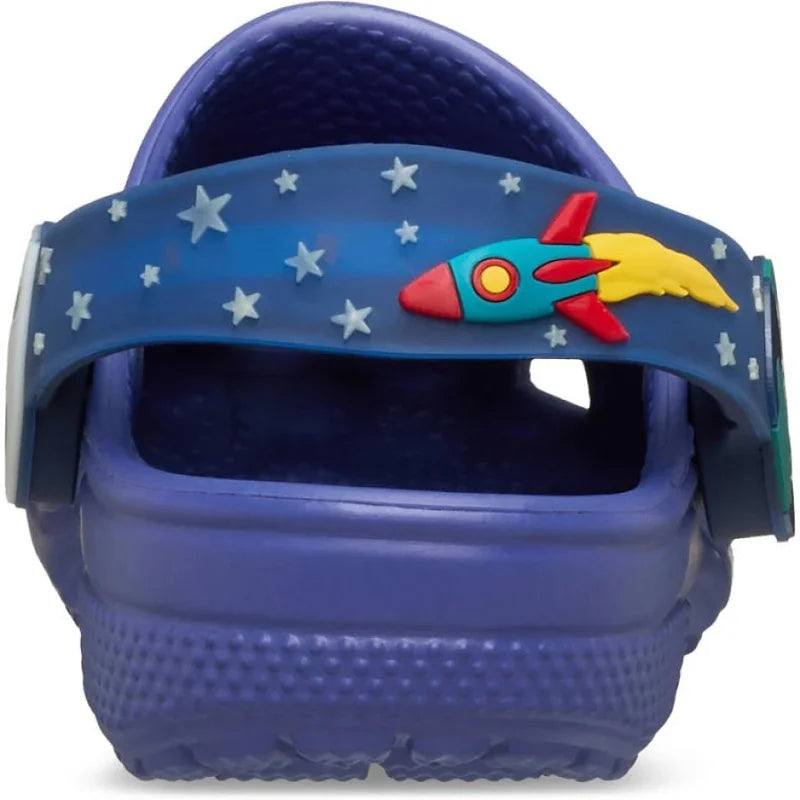 Crocs Crocs 211892-4WH Βρεφικά Σαμπό Classic I Am Rocket Ship Μπλε Θαλάσσης Αγόρι / Beachwear Boys ftp-211892-4WH_07