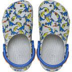 Crocs Crocs 212514-1FT Classic Dragon Graphic Clog T Παιδικά Σαμπό Γκρι Θαλάσσης Αγόρι / Beachwear Boys ftp-212514-1FT_04