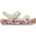 Crocs Crocs 212528-2MK Βρεφικά Σανδάλια για Κορίτσια Bone/Multi Θαλάσσης Κορίτσι / Beachwear Girl ftp-212528-2MK_01