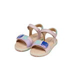 Geox Geox J658ZB Haiti Παιδικά Δερμάτινα Πέδιλα Pink Lilac Πέδιλο Κορίτσι / Sandals Girl ftp-J658ZB-C8842-HAITI_3