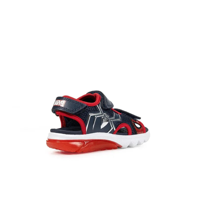 Geox Geox Παιδικά Πέδιλα με Φώτα Spider-Man J65MXB 014CE C0735 CIBERDR Μπλέ Πέδιλο Αγόρι Φωτάκια / Sandal Boy Lights ftp-J65MXB-C0735-CIBERDR_7