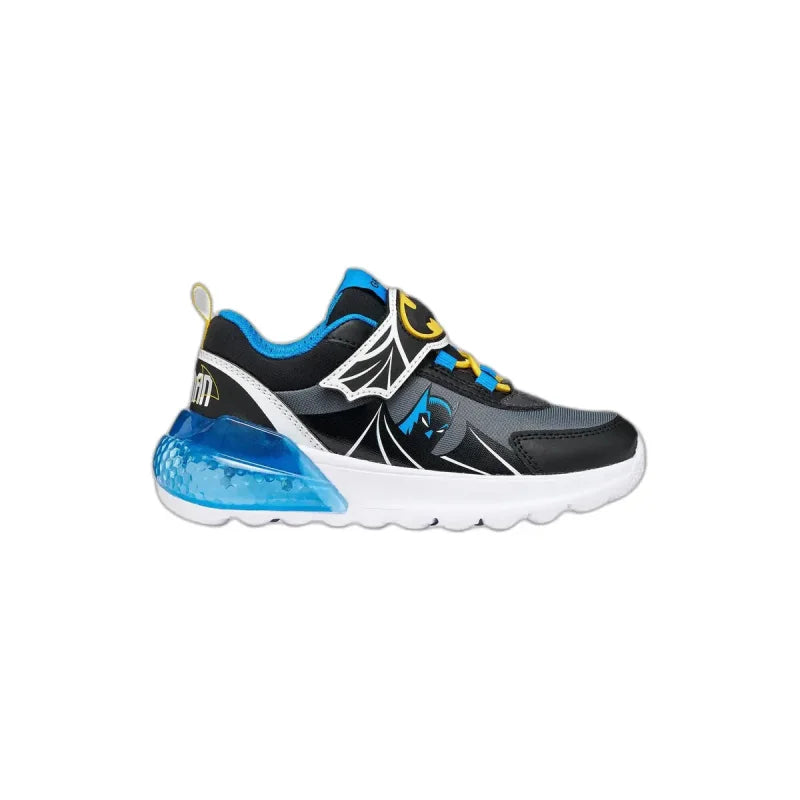 Geox Geox J66LYA 014CE C9221 Batman Παιδικά Sneakers με Φώτα Παπούτσι Αγόρι Φωτάκια / Shoes with Lights Boy geox-j66lya-014ce-c9221-noir-bleu-ciel-6a689836547f3-1
