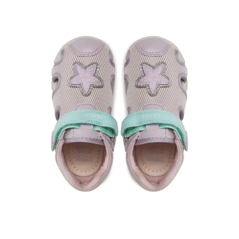 Geox Geox Παιδικά Ανατομικά Παπουτσοπέδιλα για Κορίτσια Μωβ Πέδιλο Κορίτσι / Sandals Girl geox-sandalia-b-sandal-iupidoo-gir-b4517b-01454-c8842-roz-0000303470357_4