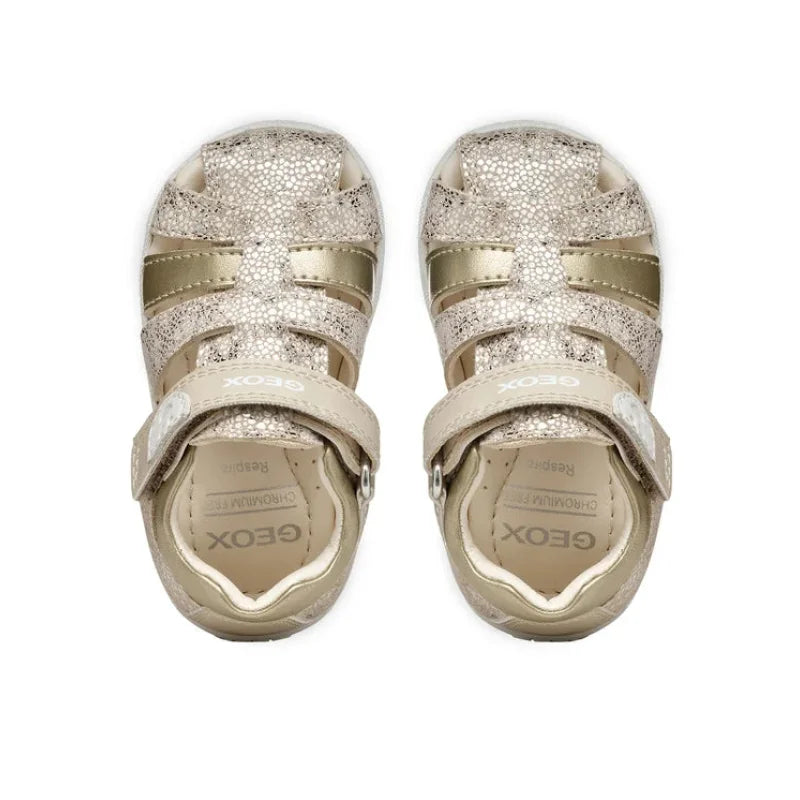 Geox Geox Σανδάλια B Sandal Macchia B254WB 0MABC C5379 Χρυσό Πέδιλο Κορίτσι / Sandals Girl geox-sandalia-b-sandal-macchia-b254wb-0mabc-c5379-khruso-0000304458224_4