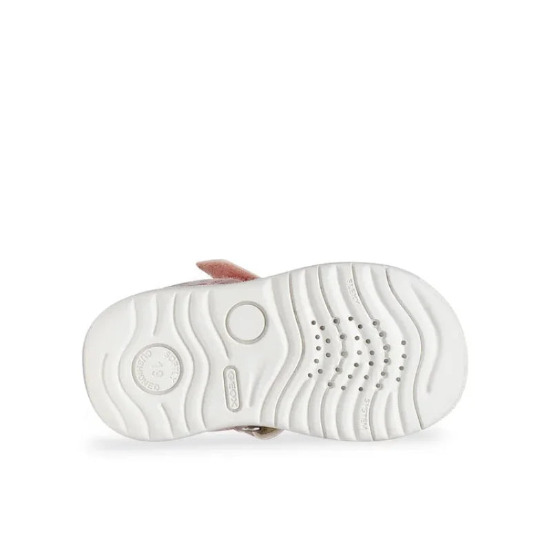 Geox Geox B254WB Macchia Gir Βρεφικά Δερμάτινα Πέδιλα Ροζ Floral Πέδιλο Κορίτσι / Sandals Girl geox-sandalia-b-sandal-macchia-gir-b254wb-007bc-c8w0g-roz-0000305699145_3