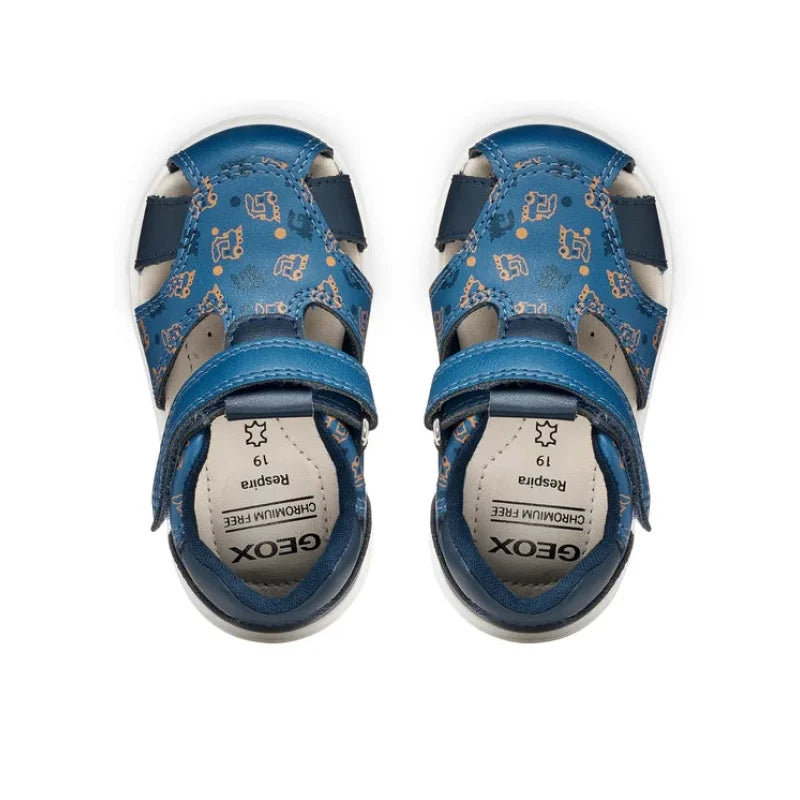 Geox Geox B556EC 05404 C4277 Zapito Boy Avio Navy Πέδιλο Αγόρι / Sandals Boy geox-sandalia-b-sandal-zapito-boy-b556ec-05404-c4277-skouro-mple-0000305698506_4