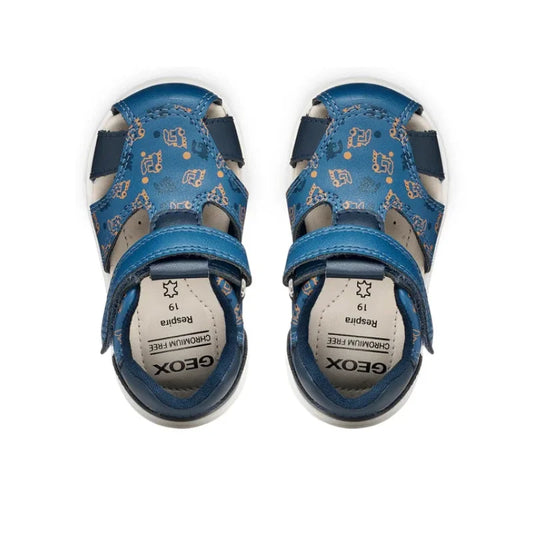 Geox Geox B556EC 05404 C4277 Zapito Boy Avio Navy Πέδιλο Αγόρι / Sandals Boy geox-sandalia-b-sandal-zapito-boy-b556ec-05404-c4277-skouro-mple-0000305698506_4