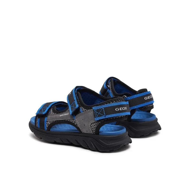 Geox Geox Παιδικά Πέδιλα J Sandal για Αγόρια Γκρι Πέδιλο Αγόρι / Sandals Boy geox-sandalia-j-sandal-airadyum-bo-j45f1b-014me-c0069-s-gkri-0000303477288_2