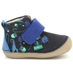 Kickers Kickers Ανατομικά Δερμάτινα Παιδικά Μποτάκια με Σκρατς Μπλε Μποτάκι Αγόρι / Boots Boys ghete-kickers-sabio-915399-10-102-marine-imprime-aquatic-2-1200x1200