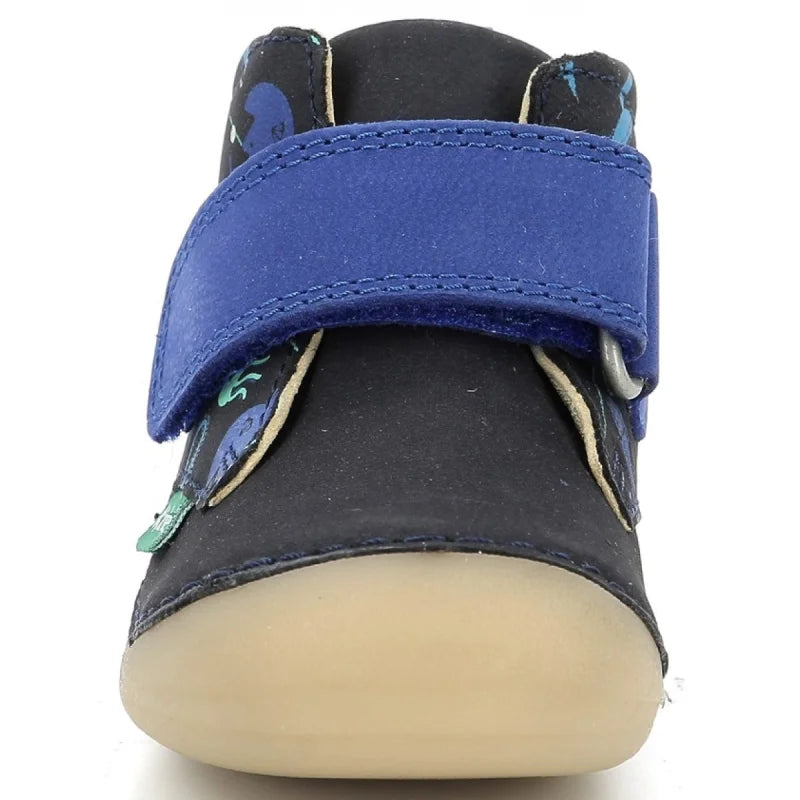 Kickers Kickers Ανατομικά Δερμάτινα Παιδικά Μποτάκια με Σκρατς Μπλε Μποτάκι Αγόρι / Boots Boys ghete-kickers-sabio-915399-10-102-marine-imprime-aquatic-5-1200x1200