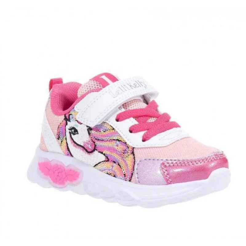 Lelli Kelly Lelli Kelly Sneakers Μονόκερος με Φωτάκια LKAL4746A00-RO01 Ροζ Παπούτσι Κορίτσι Φωτάκια / Shoes with Lights Girl lelly-kelly-lkal4746-maggie-a00-ro01-sneakers