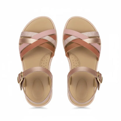 Ricco Ricco Παιδικά Ελληνικά Δερμάτινα Πέδιλα Χειροποίητα Ανατομικά για Κορίτσια Ροζ Πέδιλο Κορίτσι / Sandals Girl luxury-top-view_2f8cf4c8-14ea-473a-895a-ffa86b33d158