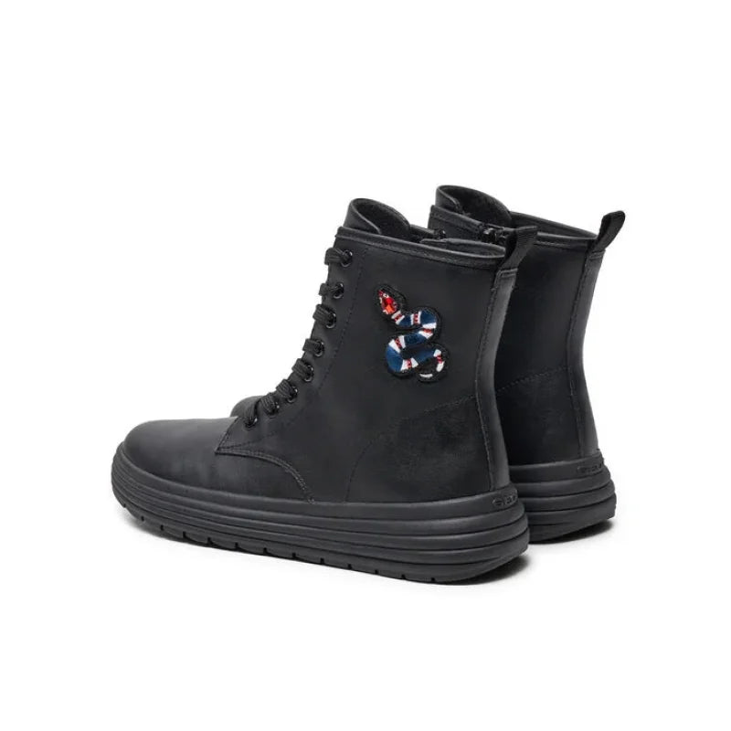 Geox Geox Μπότες J Phaolae Girl J46ETD 000BC C9999 Μαύρο Μποτάκι Κορίτσι / Boots Girl mpotes-geox-j-phaolae-girl-j46etd-000bc-c9999-s-mauro-0000303949952_2