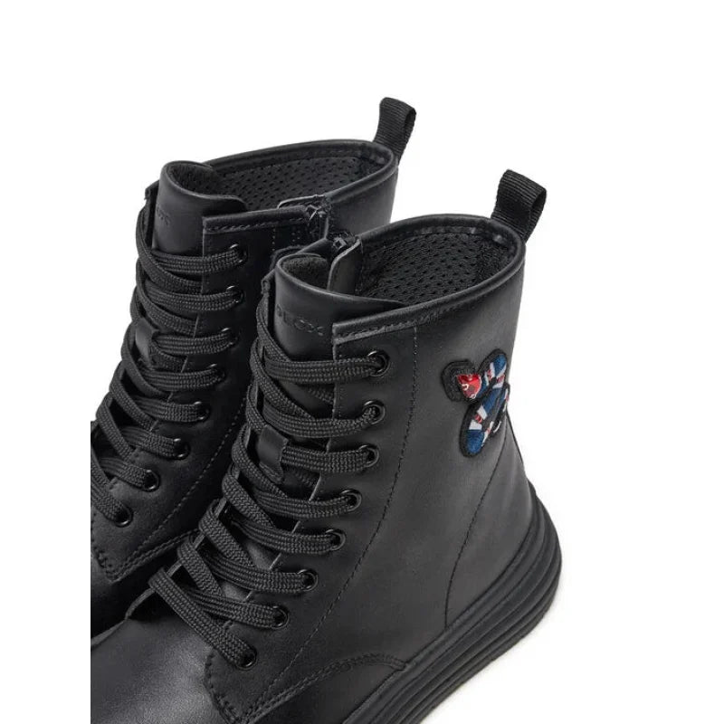 Geox Geox Μπότες J Phaolae Girl J46ETD 000BC C9999 Μαύρο Μποτάκι Κορίτσι / Boots Girl mpotes-geox-j-phaolae-girl-j46etd-000bc-c9999-s-mauro-0000303949952_4