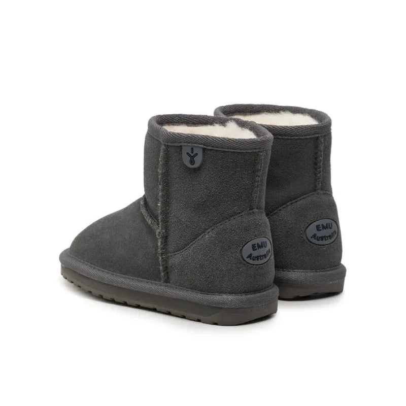 Emu Australia EMU Australia Μπότες Χιονιού Wallaby Mini K10103 Γκρι Χιονιού Κορίτσι / Snowboots Girl mpotes-khioniou-emu-australia-wallaby-mini-k10103-charcoal-anthracite-0000191586024_2