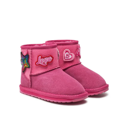 Emu Australia EMU Australia Μπότες Χιονιού Wallaby Mini Play K12748 Ροζ Χιονιού Κορίτσι / Snowboots Girl mpotes-khioniou-emu-australia-wallaby-mini-play-k12748-roz-0000304289873_1