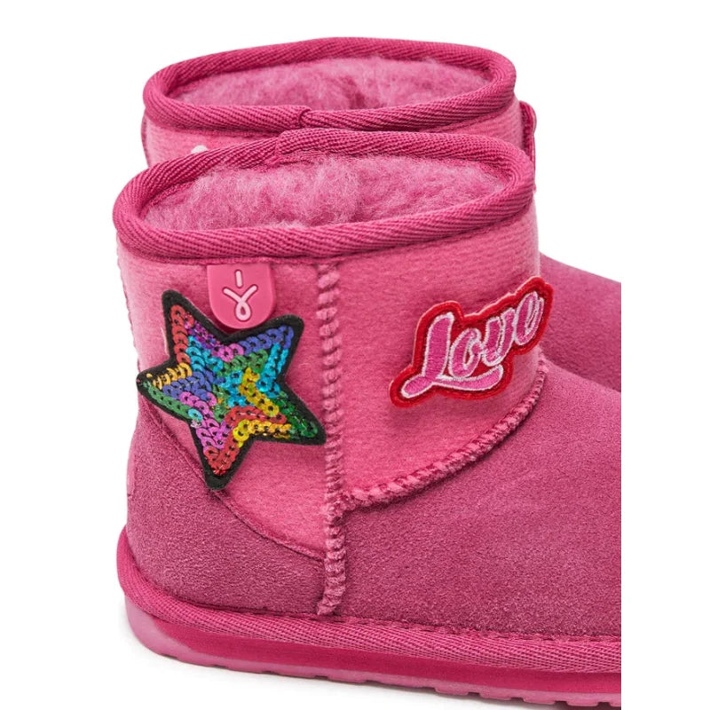Emu Australia EMU Australia Μπότες Χιονιού Wallaby Mini Play K12748 Ροζ Χιονιού Κορίτσι / Snowboots Girl mpotes-khioniou-emu-australia-wallaby-mini-play-k12748-roz-0000304289873_4