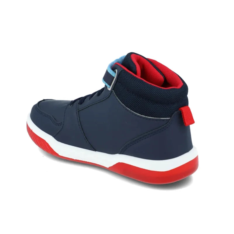 Leomil Spiderman Παιδικά Ανατομικά Sneakers High με Φωτάκια για Αγόρια - Μπλε Παπούτσι Αγόρι Φωτάκια / Shoes with Lights Boy pol_pl_Sneakersy-Spider-Man-ze-swiecaca-podeszwa-granatowe-buty-sportowe-za-kostke-3163_5