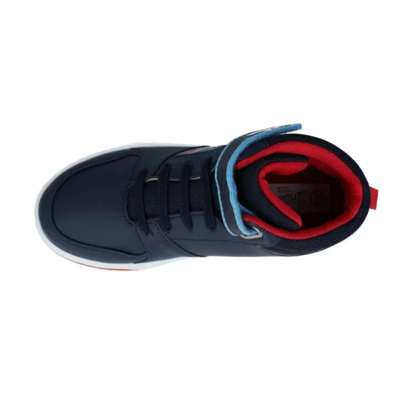 Leomil Spiderman Παιδικά Ανατομικά Sneakers High με Φωτάκια για Αγόρια - Μπλε Παπούτσι Αγόρι Φωτάκια / Shoes with Lights Boy pol_pm_Sneakersy-Spider-Man-ze-swiecaca-podeszwa-granatowe-buty-sportowe-za-kostke-3163_4
