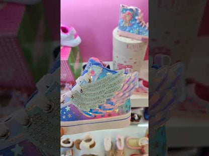 Skechers Twi-lites 2.0 Παιδικά Sneakers High Πολύχρωμα