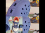 Crocs 211892-4WH Βρεφικά Σαμπό Classic I Am Rocket Ship Μπλε