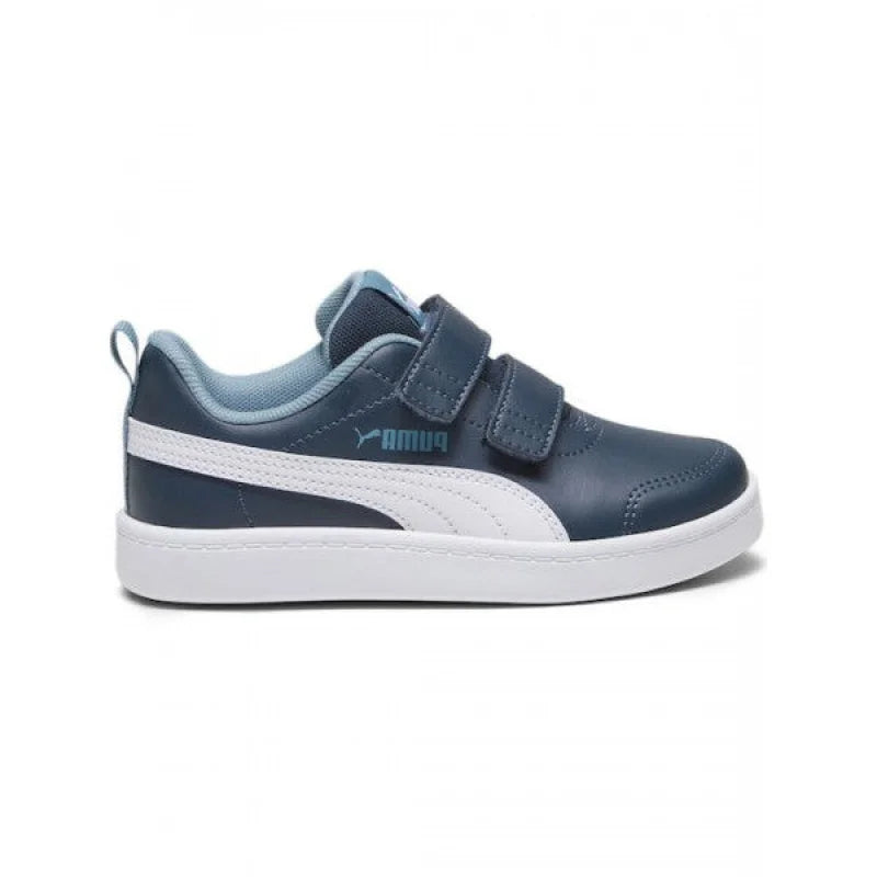 Puma Puma Παιδικά Sneakers με Σκρατς Μπλε Αθλητικά Αγόρι /Sportshoes Boys puma-courtflex-v2-v-inf-371544-30
