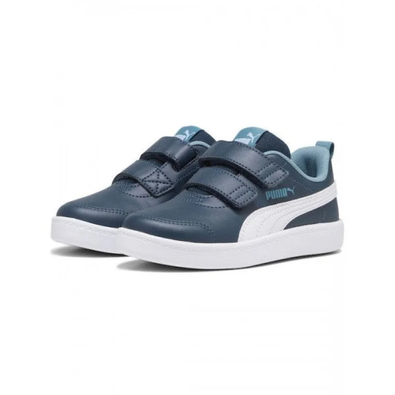 Puma Puma Παιδικά Sneakers με Σκρατς Μπλε Αθλητικά Αγόρι /Sportshoes Boys puma-courtflex-v2-v-inf-371544-30_2
