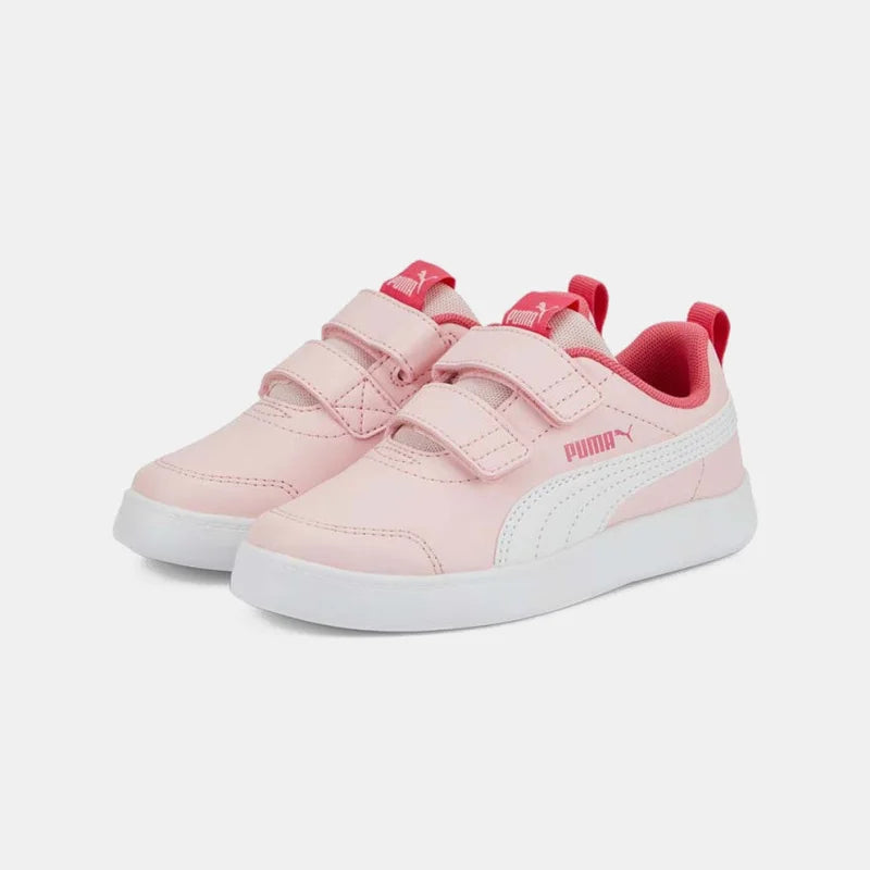 Puma Puma Παιδικά Sneakers Courtflex με Σκρατς για Κορίτσι Ροζ Αθλητικά Κορίτσι /Sportshoes Girl puma-courtflex-v2-v-ps_3