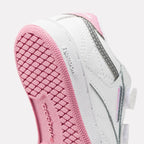 Reebok Reebok Παιδικά Sneakers για Κορίτσια Λευκά Ρόζ Sneaker Κορίτσι / Sneaker Girl reebok-kids-club-c-2v-2-0-sneakers_22251573_52744558_2048