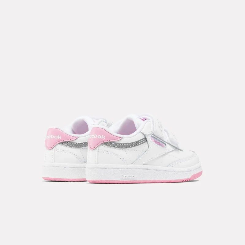 Reebok Reebok Παιδικά Sneakers για Κορίτσια Λευκά Ρόζ Sneaker Κορίτσι / Sneaker Girl reebok-kids-club-c-2v-2-0-sneakers_22251573_52744867_2048