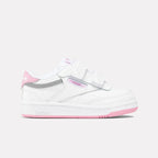 Reebok Reebok Παιδικά Sneakers για Κορίτσια Λευκά Ρόζ Sneaker Κορίτσι / Sneaker Girl reebok-kids-club-c-2v-2-0-sneakers_22251573_52745006_2048