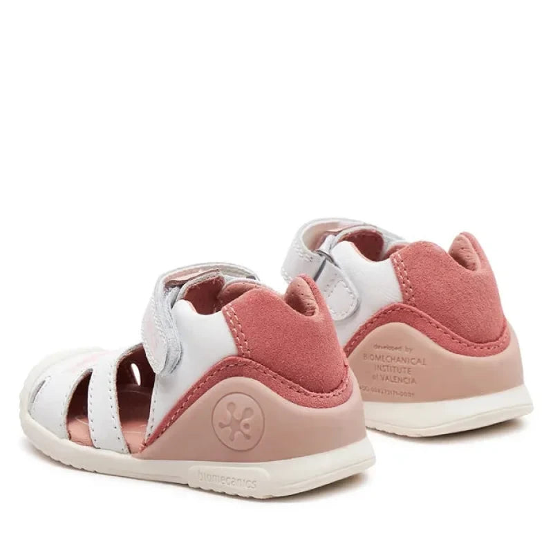 Biomecanics Biomecanics Δερμάτινα Παπουτσοπέδιλα Ανατομικά για Κορίτσι Λευκά Πέδιλο Κορίτσι / Sandals Girl sandalia-biomecanics-242105-a-blanco-0000303701741_2
