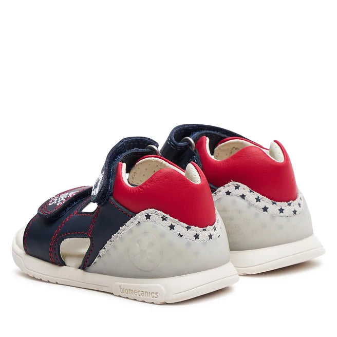 Biomecanics Biomecanics Δερμάτινα Παιδικά Ανατομικά Πέδιλα Αγόρι Μπλε Πέδιλο Αγόρι / Sandals Boy sandalia-biomecanics-242146-a-ocean-0000303705466_2