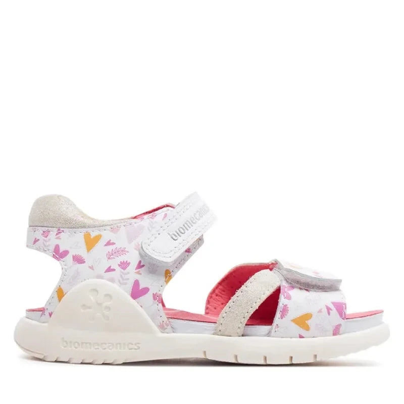 Biomecanics Biomecanics Δερμάτινα Ανατομικά Πέδιλα για Κορίτσι Λευκά Πέδιλο Κορίτσι / Sandals Girl sandalia-biomecanics-242234-b-m-bianco-0000303706074_1