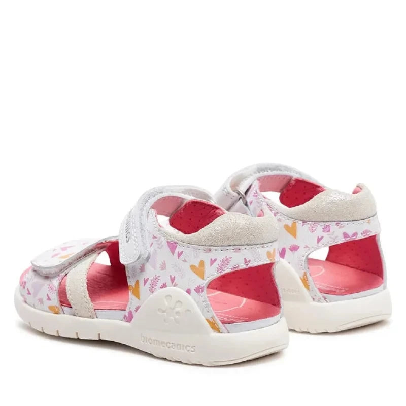 Biomecanics Biomecanics Δερμάτινα Ανατομικά Πέδιλα για Κορίτσι Λευκά Πέδιλο Κορίτσι / Sandals Girl sandalia-biomecanics-242234-b-m-bianco-0000303706074_2