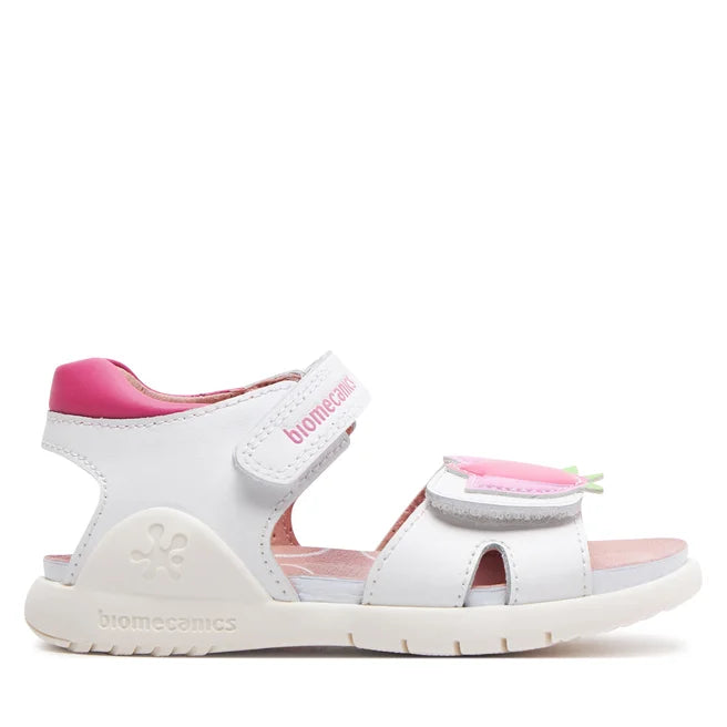 Biomecanics Biomecanics Δερμάτινα Ανατομικά Πέδιλα για Κορίτσι Λευκά Πέδιλο Κορίτσι / Sandals Girl sandalia-biomecanics-242237-a-m-blanco-0000303706104_1