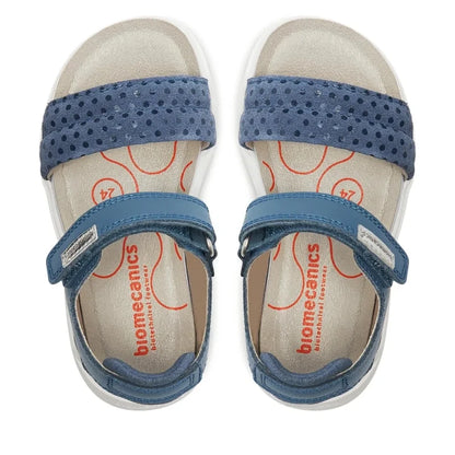 Biomecanics children's anatomical sandals for girls Blue