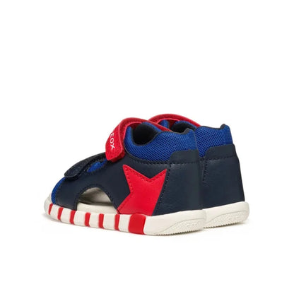 Geox Geox Παιδικά Παπουτσοπέδιλα για Αγόρια Μπλέ-Κόκκινο Πέδιλο Αγόρι / Sandals Boy sandalia-geox-b-sandal-iupidoo-b555pc-0bc14-c4226-skouro-mple-0000304616570_1