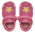 Geox Geox Παιδικά Ανατομικά Παπουτσοπέδιλα για Κορίτσια Ροζ Κίτρινα Πέδιλο Κορίτσι / Sandals Girl sandalia-geox-b-sandal-iupidoo-gir-b4517b-0gnbc-c8f2v-dk-pink-yellow-0000303470333_4