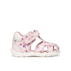 Geox Geox B556FB Sandal Zapito Girl Βρεφικά Δερμάτινα Πέδιλα Ροζ με Καβουράκια Πέδιλο Κορίτσι / Sandals Girl sandalia-geox-b-sandal-zapito-girl-b556fb-05404-c0811-roz-0000305698520
