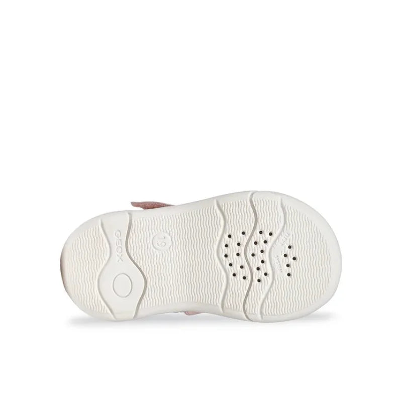 Geox Geox B556FB Sandal Zapito Girl Βρεφικά Δερμάτινα Πέδιλα Ροζ με Καβουράκια Πέδιλο Κορίτσι / Sandals Girl sandalia-geox-b-sandal-zapito-girl-b556fb-05404-c0811-roz-0000305698520_3