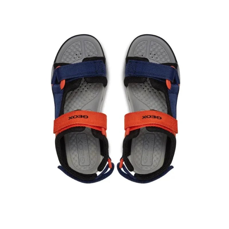 Geox Geox Σανδάλια J Borealis Boy J450RE 01411 C0659 S Σκούρο μπλε Πέδιλο Αγόρι / Sandals Boy sandalia-geox-j-borealis-boy-j450re-01411-c0659-s-navy-orange-0000303479985_4